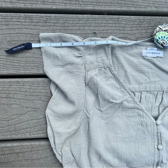 Lucky Brand: Sage Green Maxi Dress w/ Buttons and Pockets. Women’s Size Large. - Picture 10 of 12